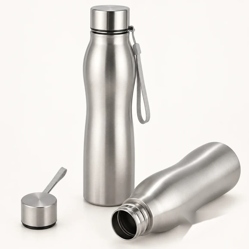 Contoured Stainless Steel Hydration Bottle
