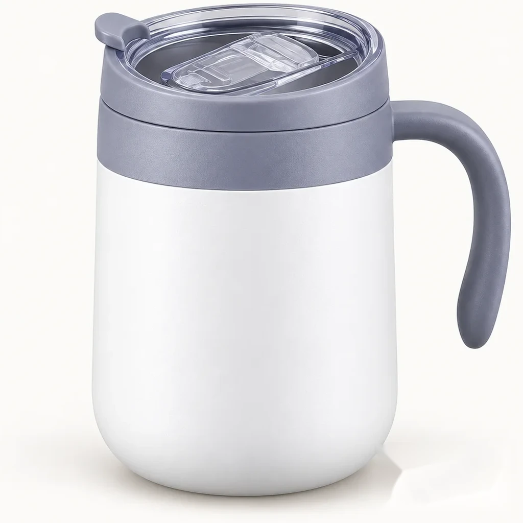 Ergonomic Insulated Desk Coffee Mug
