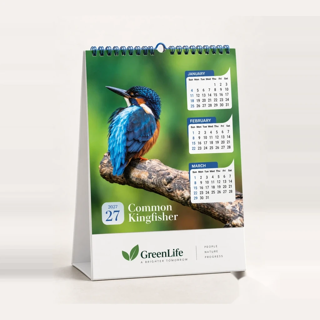 Feathered Gems Wildlife Hanging Wall Calendar