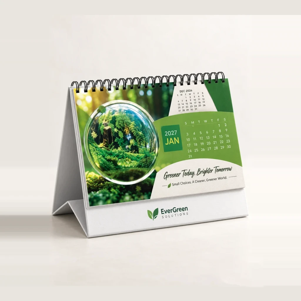 Green Earth Eco Terrarium Desk Calendar