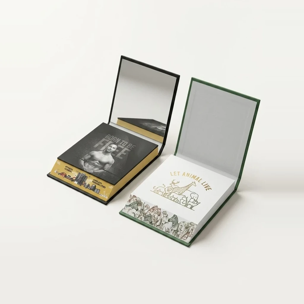 Hardbound Slant Memo Pad