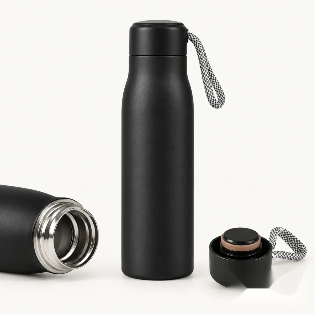Paracord Loop Stainless Sports Flask
