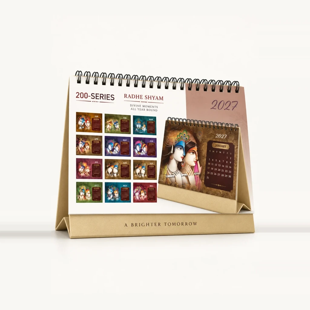 Radhe Shyam Divine Moments Table Calendar