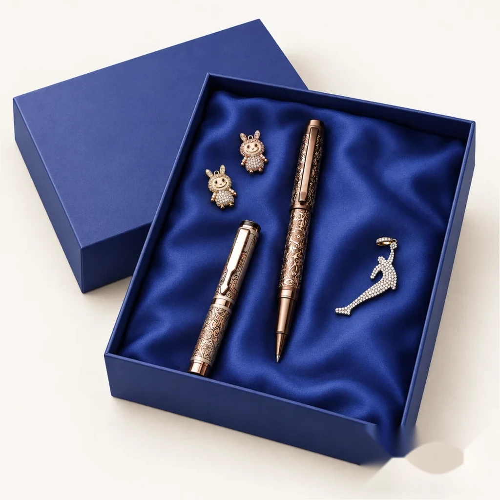 Rose Gold Filigree Executive Pen Gift Set