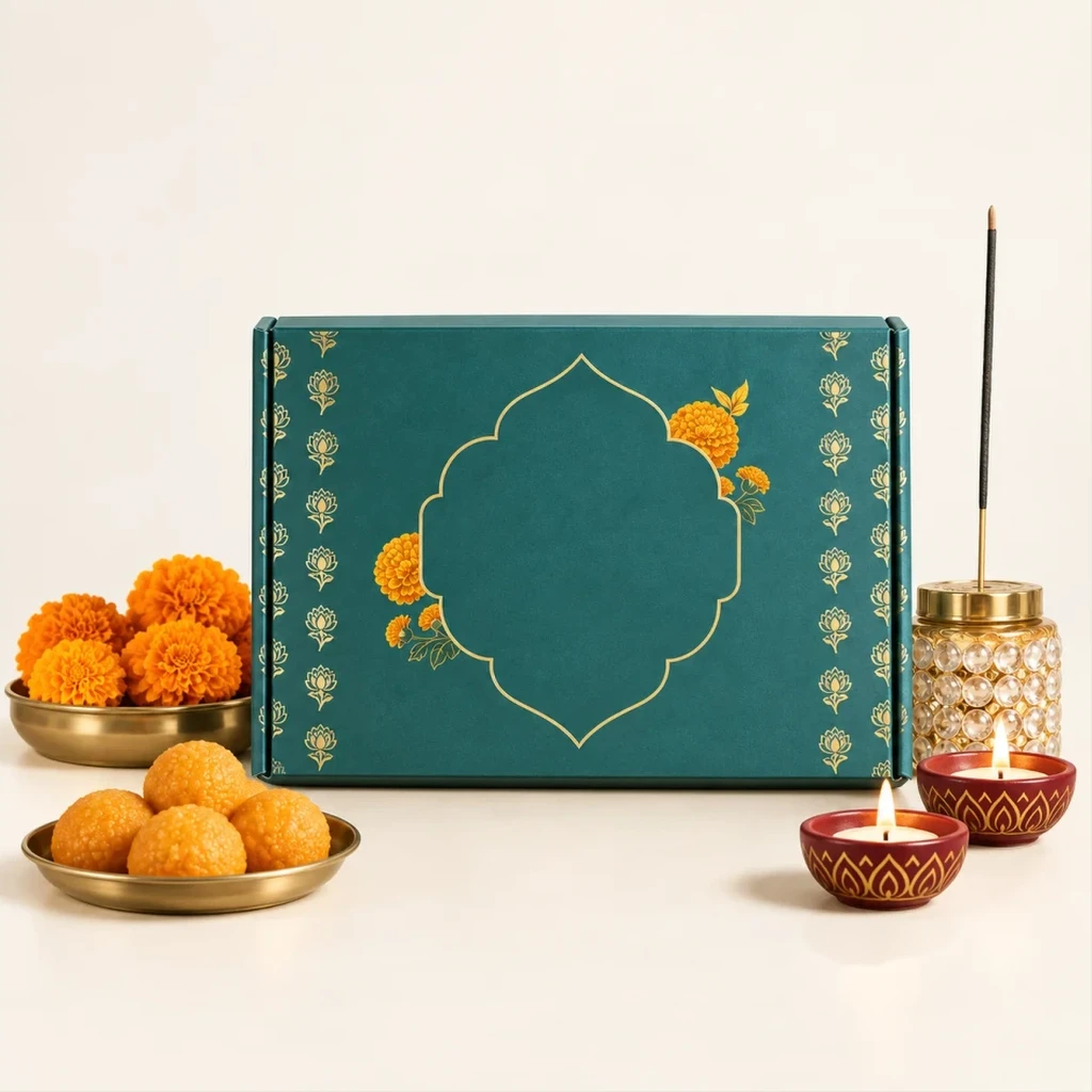 Royal Teal Arch Diwali Curation Box