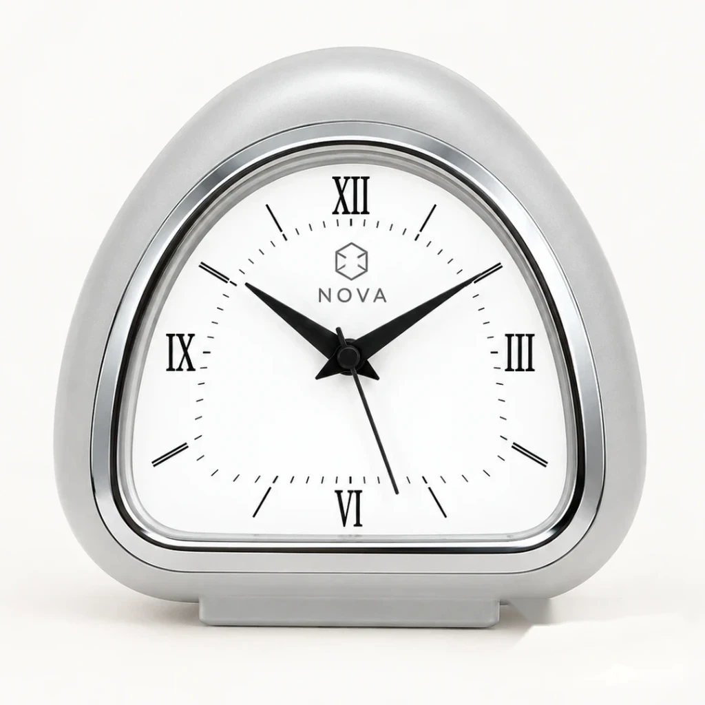 Triangular Arch Aluminum Desk Clock